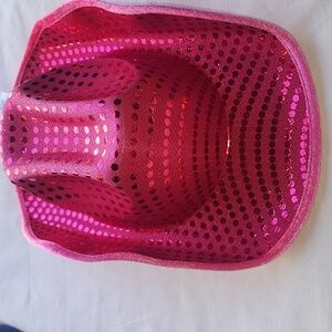 Disco Cowgirl Pink Sequin Ladies Hat